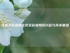 全民足彩视频全民足彩视频的兴起与未来展望