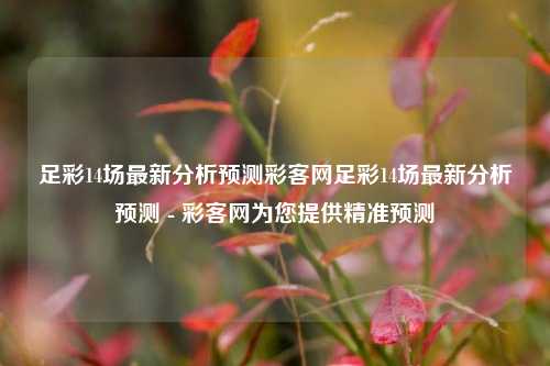 足彩14场最新分析预测彩客网足彩14场最新分析预测 - 彩客网为您提供精准预测